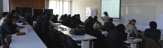 Practical session during the AWARE-P course in Porto, March 31, 2011